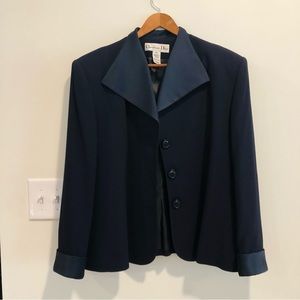 Vintage Christian Dior Oversized Blazer Navy